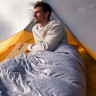 Мешок спальный NATUREHIKE CW400 NH18C400-D с утиным пухом серый 6927595794562